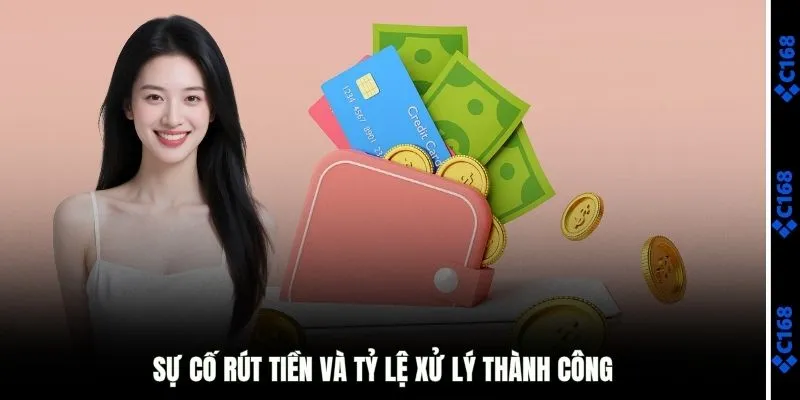 Sự cố rút tiền và tỷ lệ xử lý thành công